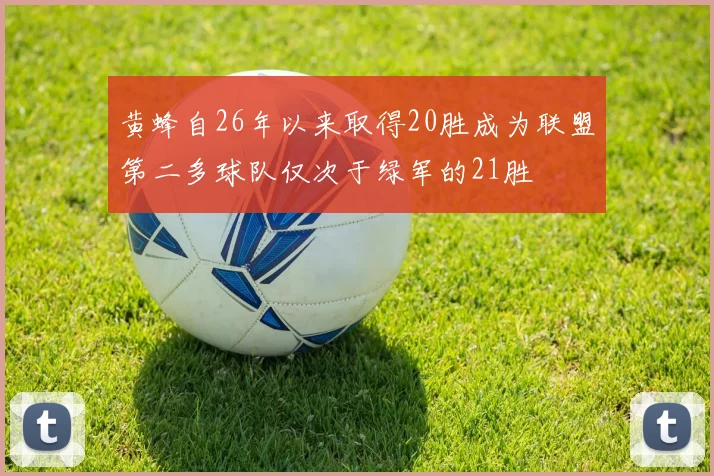 黄蜂自26年以来取得20胜成为联盟第二多球队仅次于绿军的21胜