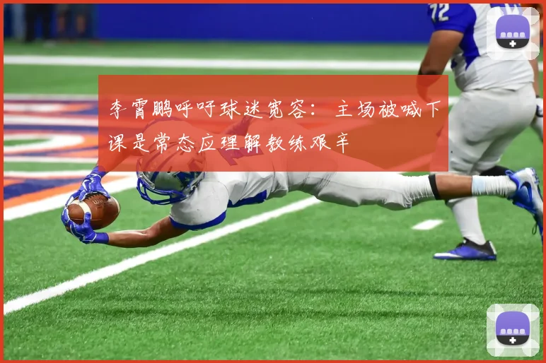 李霄鹏呼吁球迷宽容：主场被喊下课是常态应理解教练艰辛